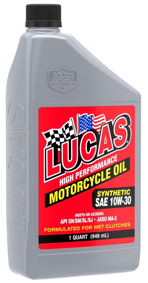 Synthetic SAE 10W-30 Motorcycle Oil (6 per case)