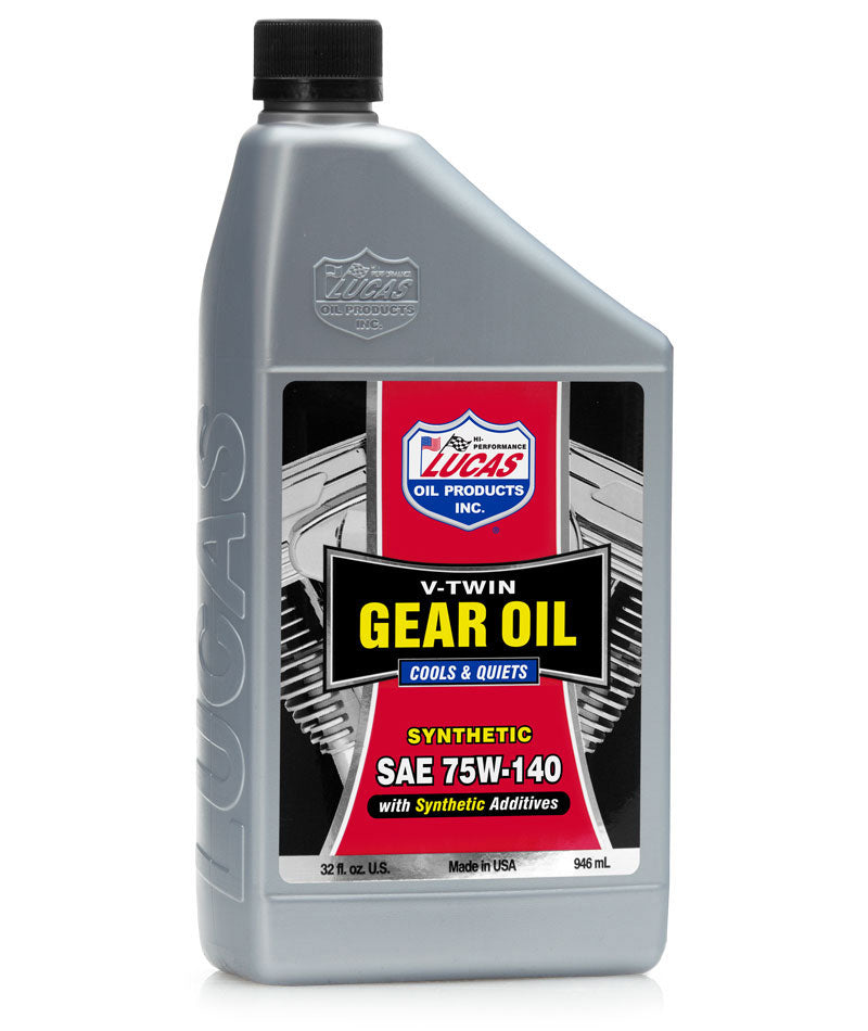 Synthetic SAE 75W-140 V-Twin Gear Oil (6 per case)