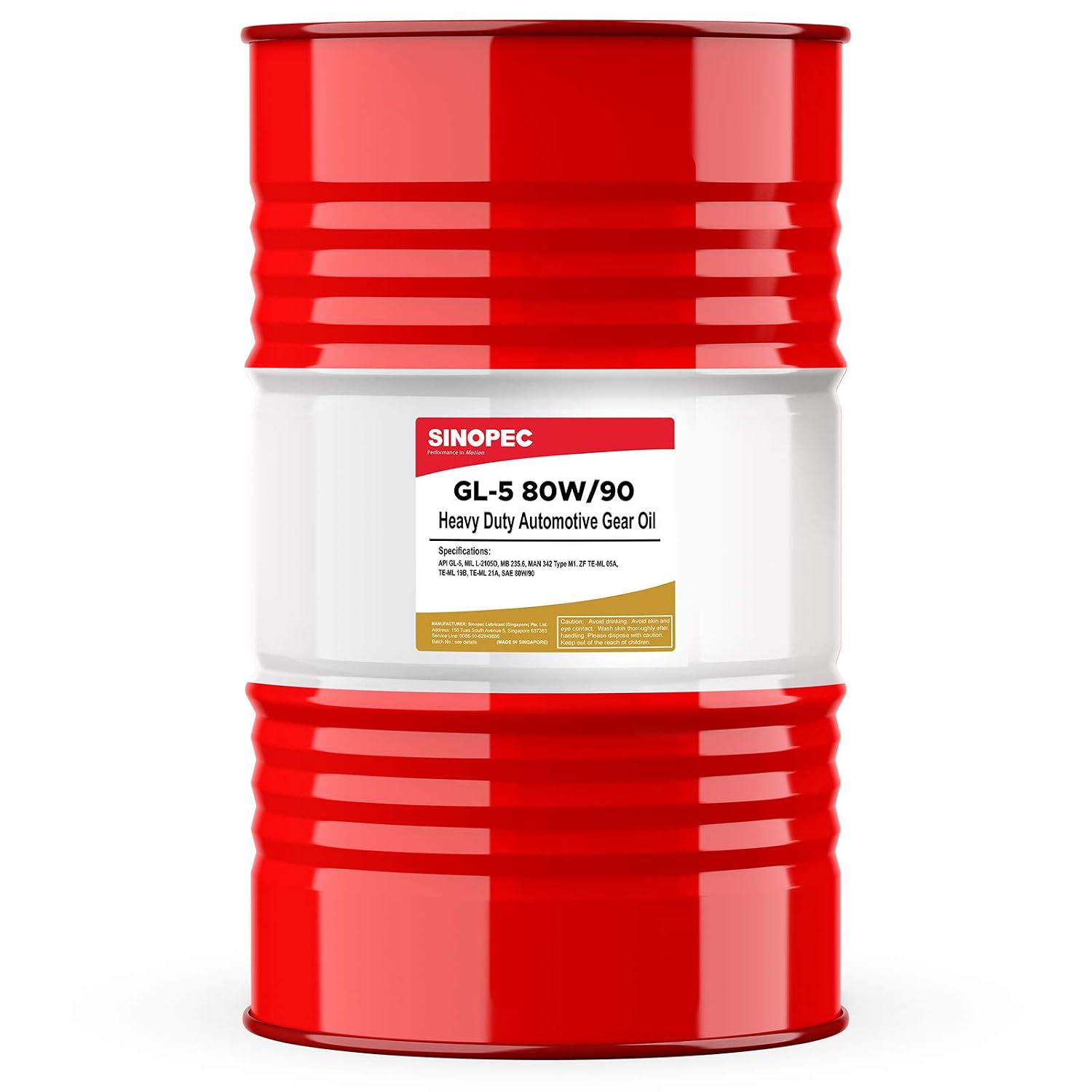 LUCAS 80W-90 Gear Oil DRUM 1-55 Gallon