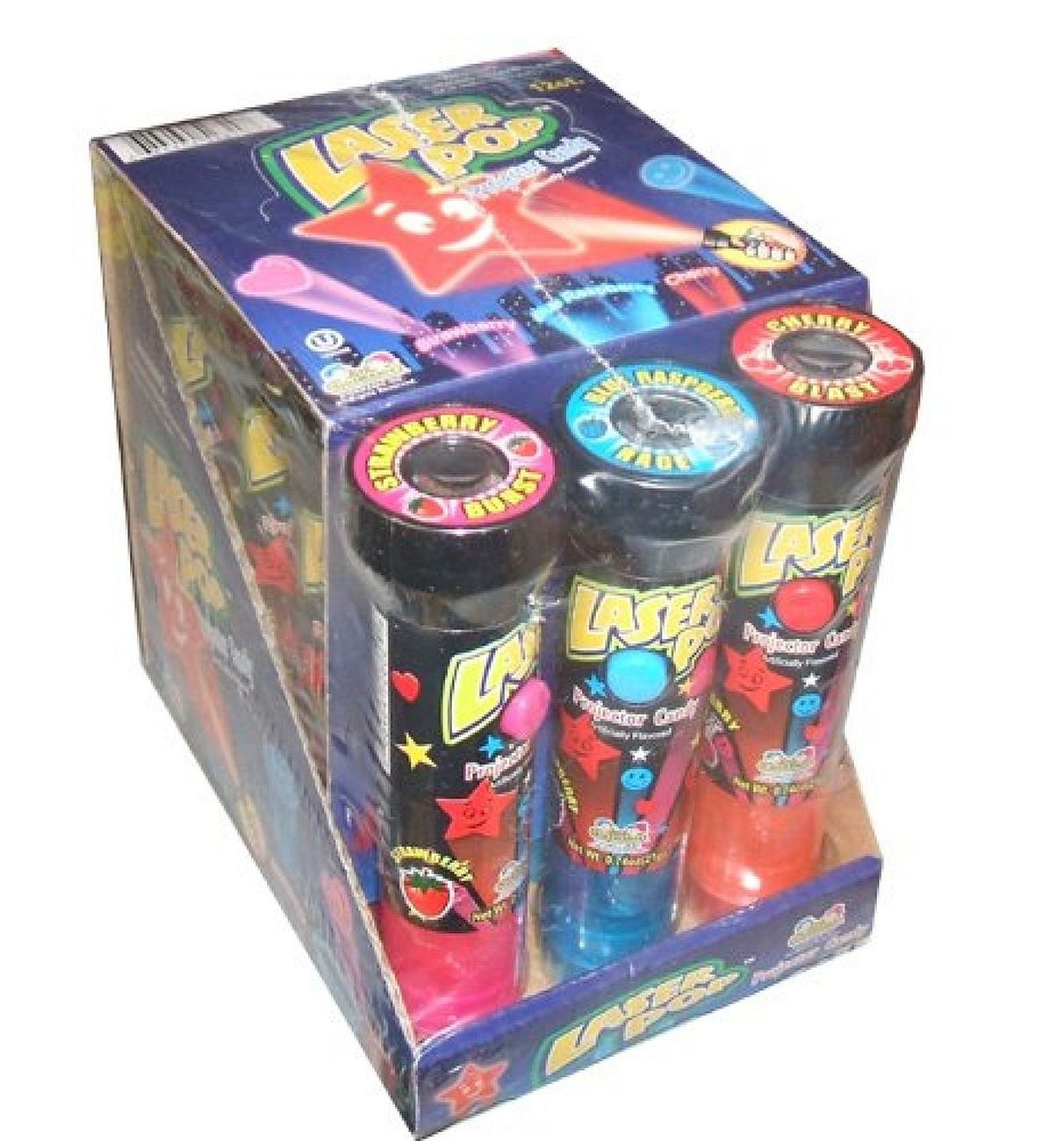 TOY CANDY LASER POP 12CT