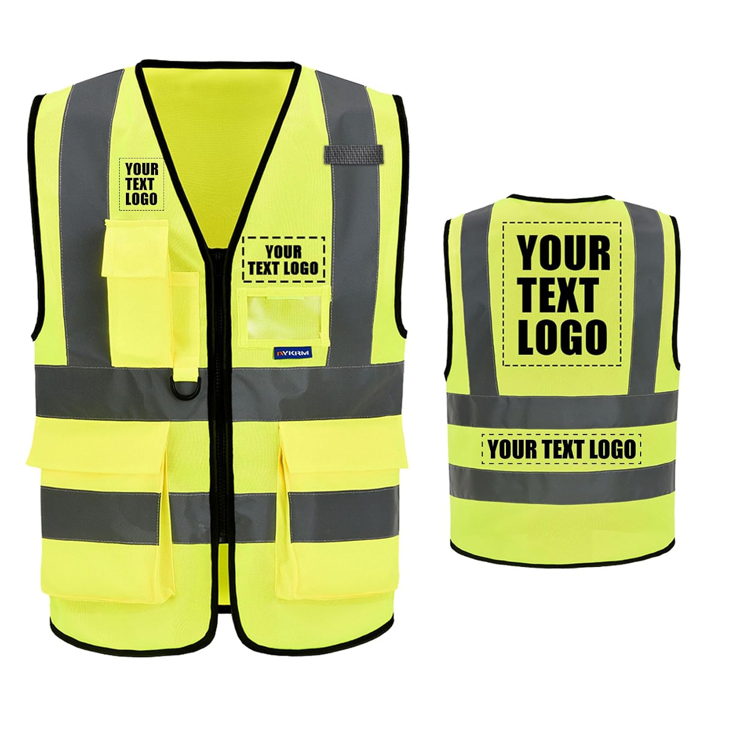 Safety Vest Yellow or Orange 12 Pack