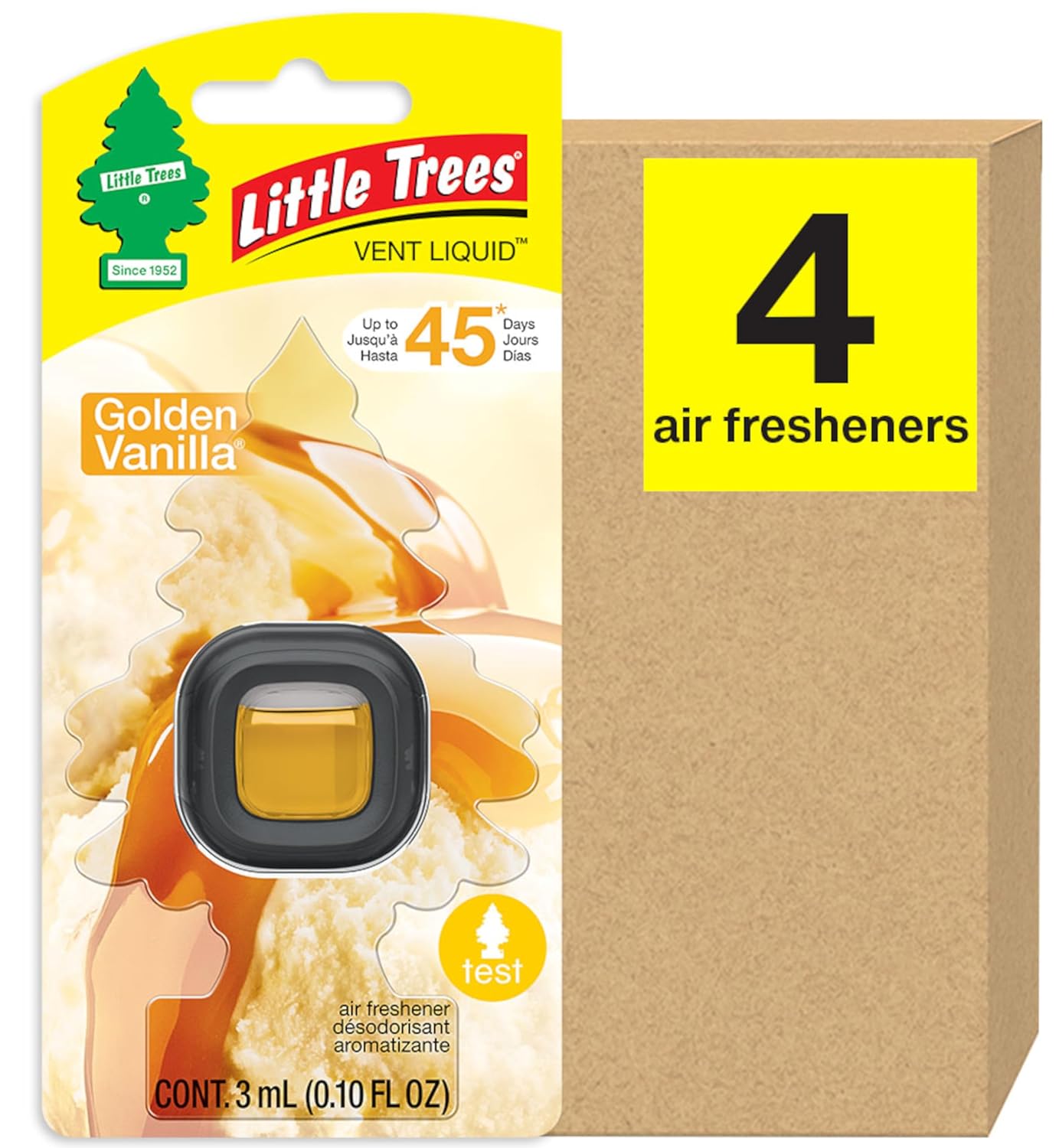 Tree Vent Liquid GoldenVanilla 4-0.10Oz