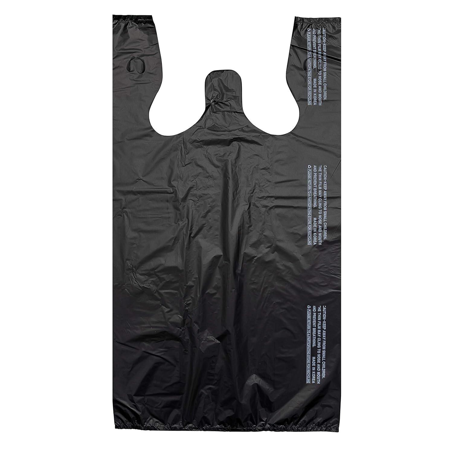 TY T-ShirtBlack Bags12x7x22 25 Mic 300ct