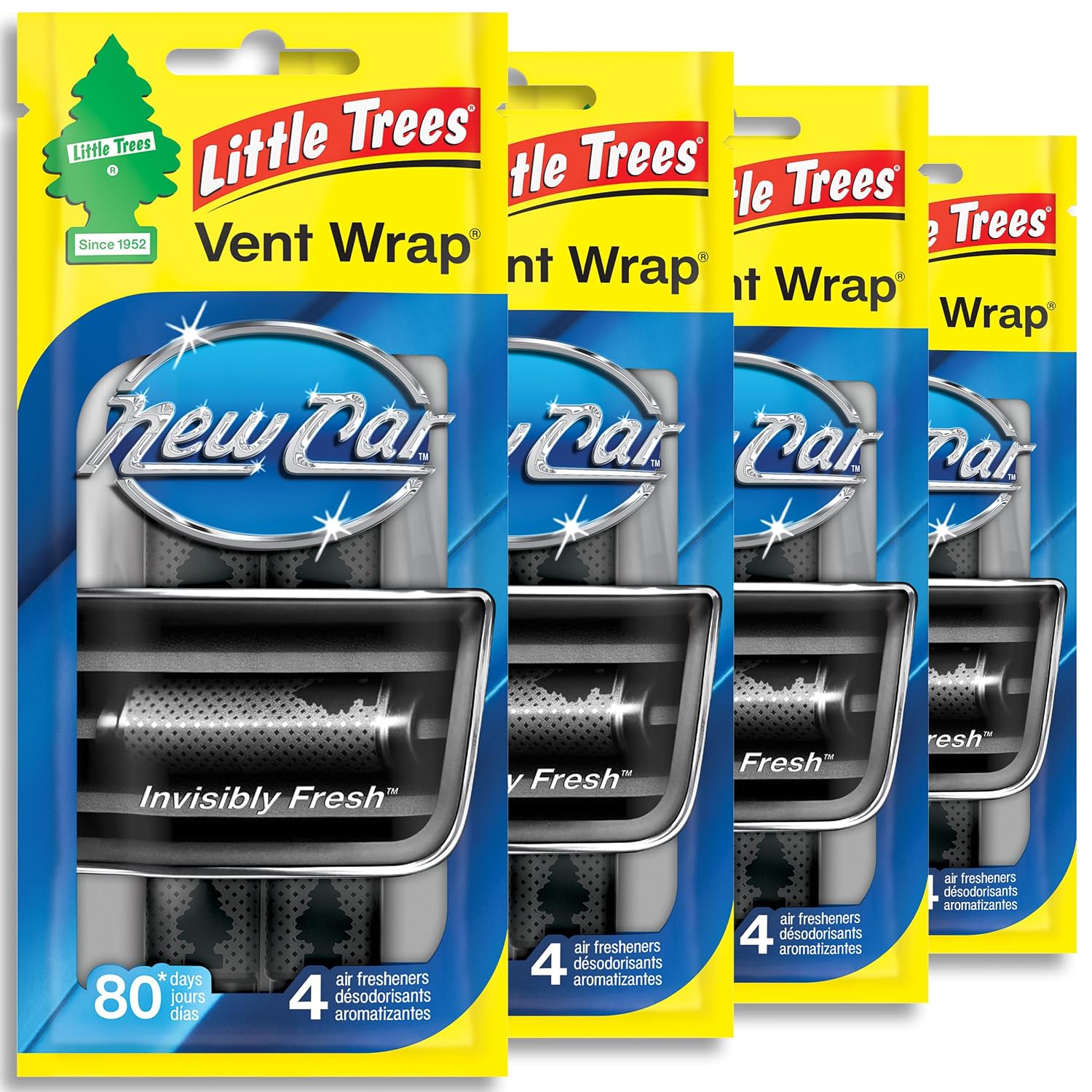 Tree Vent Wrap New Car 4-4pk