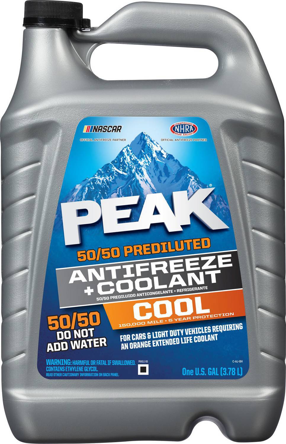 PEAK dexcool 50/50 ANTFRZ+CLNT CS 6-1g